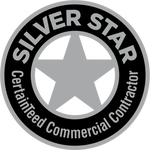 Certainteed: Silver Star Contractor logo