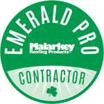 Malarkey: Emerald Pro Certified Contractor logo