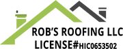 Rob's Roofing logo